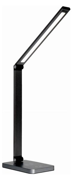 Lampă LED de birou cu încărcare wireless LED/10W/230V negru