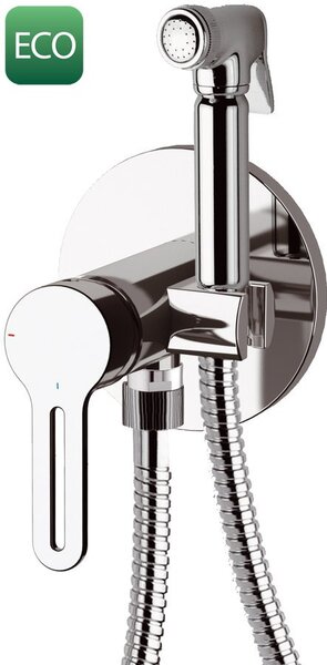 Sapho Sapho, Baterie ascunsă cu spray bideu, rotund, crom, 1103-07