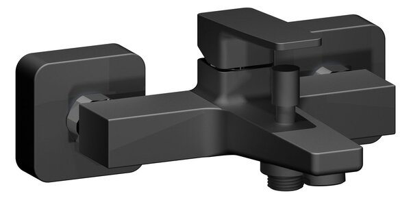 Sapho Sapho, baterie de perete TURSI pentru baie, negru mat, TI010B