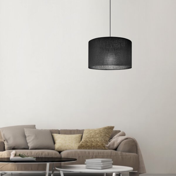Lustră pe cablu Brilagi ANTHONY 1xE27/60W/230V stejar nuc/negru