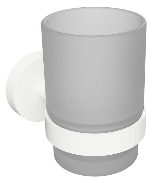 Sapho Sapho, sticlă suspendată X-ROUND WHITE, sticlă de lapte, mat alb, XR903W