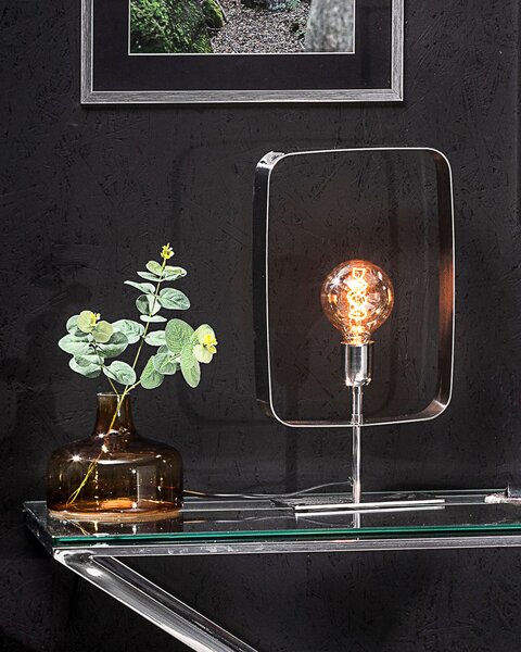 Lampă de masă Theo Silver 46 cm