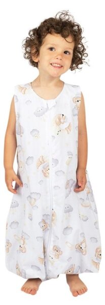 Sac de dormit de vara cu picioare pentru copii 3-5 ani Kidizi Koala Dreams, 0.5 tog, bumbac 100%