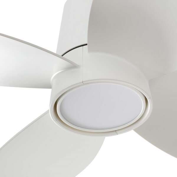 Ventilator LED dimabil de tavan FARO 34315 KLOVER S LED/20W/230V alb d. 80 cm + telecomandă