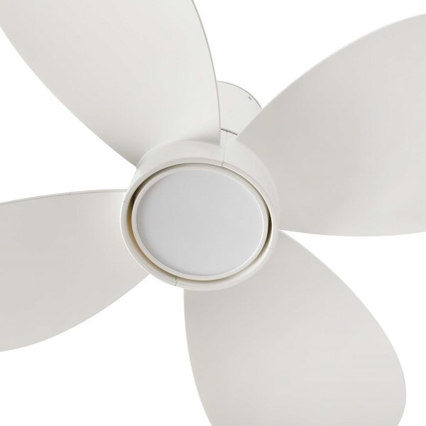 Ventilator LED dimabil de tavan FARO 34315 KLOVER S LED/20W/230V alb d. 80 cm + telecomandă