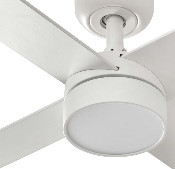 Ventilator LED dimabil de tavan FARO 34355-1TW RUDDER L 20W/230V alb/bej d. 132 cm + telecomandă
