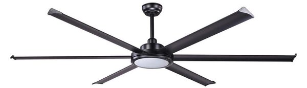 Ventilator LED de tavan FARO 34203-130 ROTTERDAM XL LED/32W/230V negru d. 200 cm + telecomandă