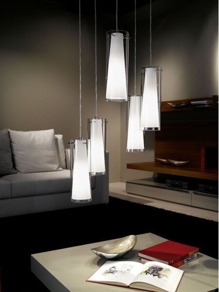 EGLO 93003 - Lampa suspendata PINTO 5xE27/60W