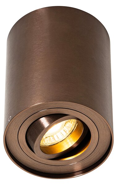 Spotlight modern de tavan bronz închis, inclinabil și rotativ - Rondoo Up
