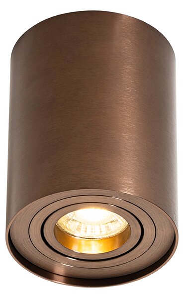 Set de 4 spoturi moderne de plafon bronz închis rotative și înclinabile - Rondoo Up