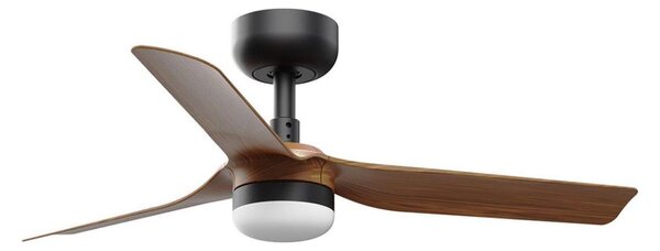 Ventilator LED dimabil FARO 33823WT-1TW MINI PUNT S LED/10W/230V maro/negru d. 90 cm WT + telecomandă