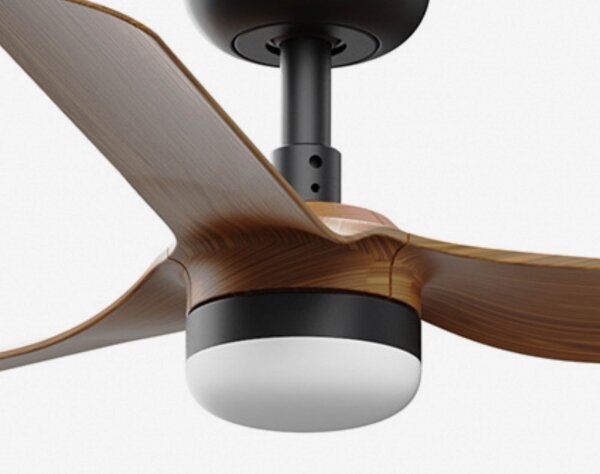 Ventilator LED dimabil FARO 33823WT-1TW MINI PUNT S LED/10W/230V maro/negru d. 90 cm WT + telecomandă