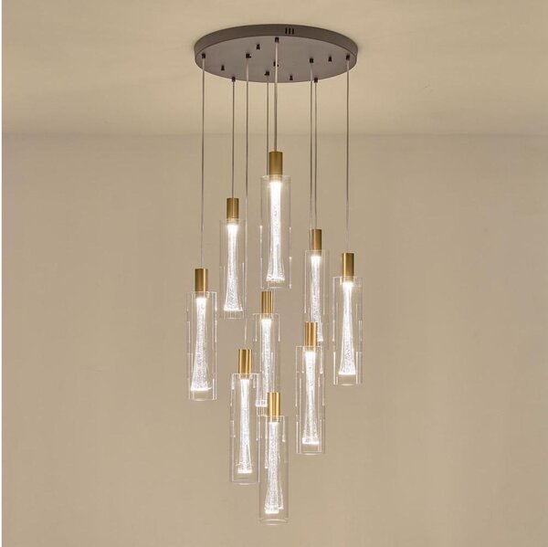 Lustră LED pe cablu LED/60W/230V 3000K