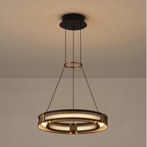 Lustră LED pe cablu LED/21W/230V 3000K 42x120 cm
