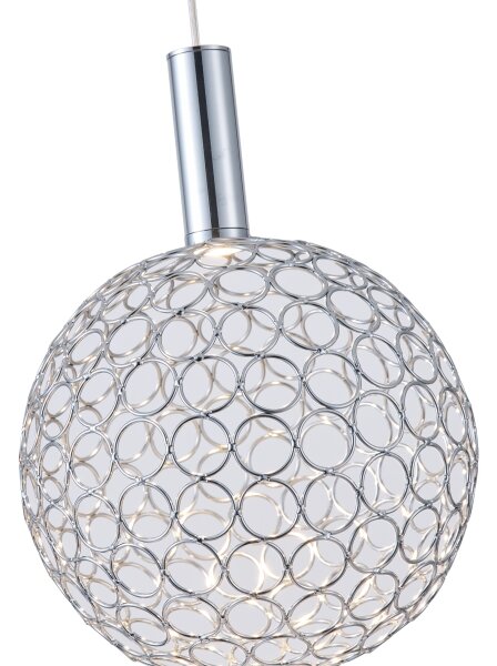 Lustră LED pe cablu LED/6,3W/230V 3000K auriu d. 20 cm