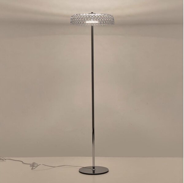 Lampadar LED LED/10W/230V 3000K crom lucios