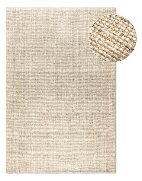 Covor crem din iută 80x150 cm Bouclé – Hanse Home