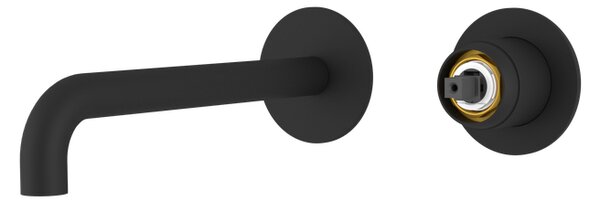 Sapho Sapho, corp baterie ascunsă ULTRAMIX cu 2 elemente, duză 20 cm, negru mat, UT018B-1