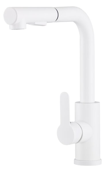 Gamma Side 2, baterie autonomă pentru chiuvetă cu gura de scurgere h-300, alb, GMA-BSE2-WH
