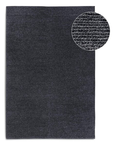 Covor gri închis țesut manual din lână 60x90 cm Francois – Villeroy&Boch