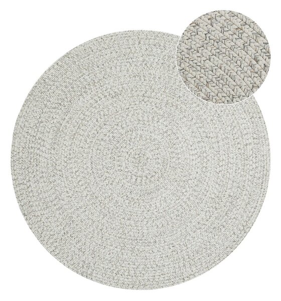 Covor alb/bej rotund de exterior ø 200 cm - NORTHRUGS