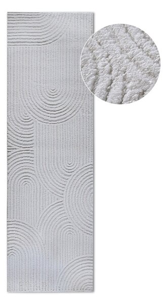 Covor tip traversă crem 80x240 cm Chappe Cream White – Elle Decoration