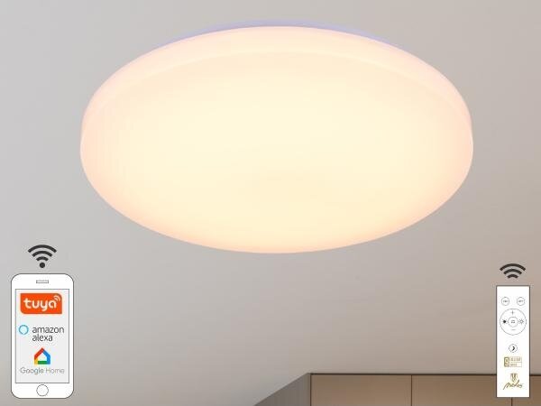 Plafonieră LED dimabilă OPAL LED/48W/230V Wi-Fi Tuya + telecomandă