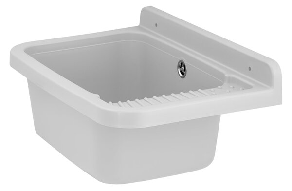 Gamma Gradia, chiuvetă universală din plastic 508x338x240, alb, GMA-KGG50-WH
