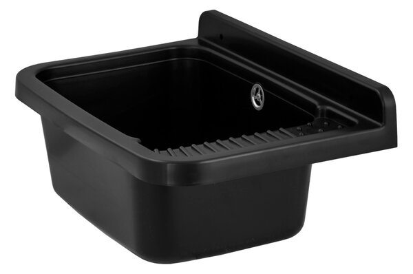 Gamma Gradia, chiuvetă universală din plastic 508x338x240, negru, GMA-KGG50-BK