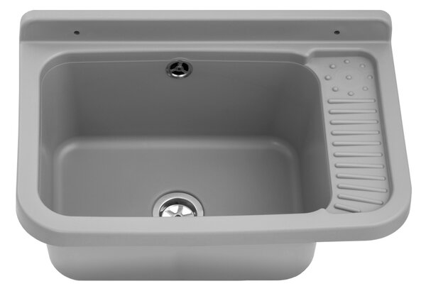Gamma Gradia, chiuvetă universală din plastic 508x338x240, gri, GMA-KGG50-G