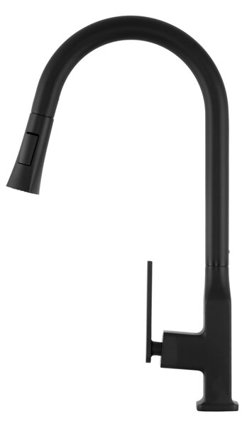 Gamma Pico, baterie pentru chiuvetă înaltă h-450, negru mat, GMA-BPOK-BK