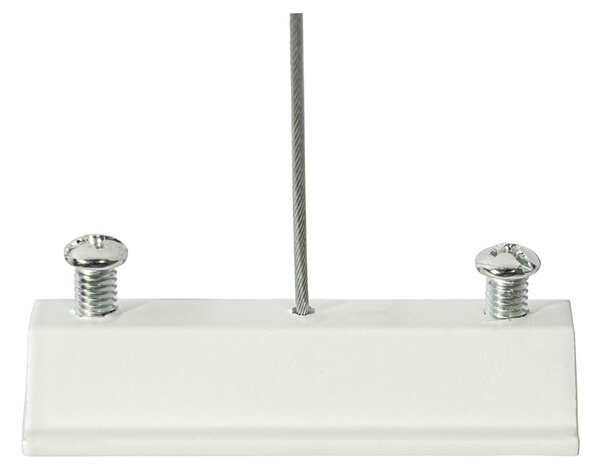 Sistem modern de iluminat pe șină suspendat cu 6 spoturi albe monofazate GU10 50mm - Iconic Ruby Honey
