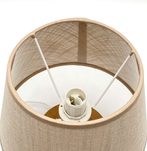 Lampă de masă Brilagi ANTHONY 1xE14/40W/230V stejar/bej