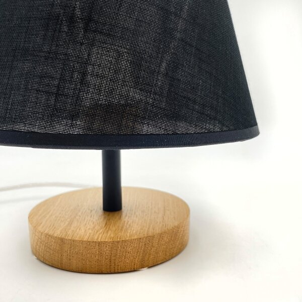 Lampă de masă Brilagi ANTHONY 1xE14/40W/230V stejar/negru