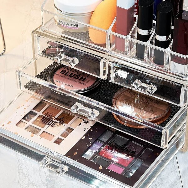 Organizator de cosmetice cu 4 sertare