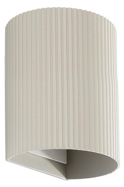 Aplică FARO 40528 SOLE 1xGU10/8W/230V gri canelat rotund