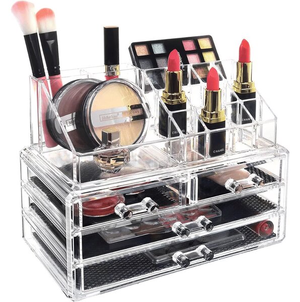 Organizator de cosmetice cu 4 sertare