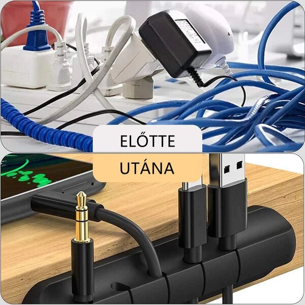Set de gestionare a cablurilor din 3 piese cu mese