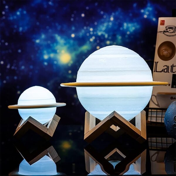 Lampă Saturn 3D