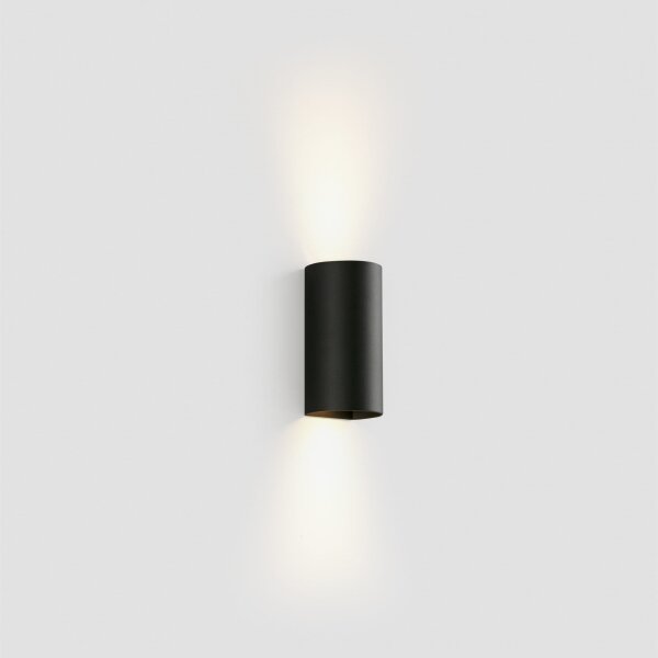Aplică FARO 40539 SOLE 2xGU10/8W/230V negru rotund