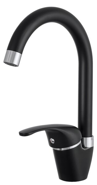 Gamma Rio, baterie chiuvetă înaltă h-275, negru, GMA-BRIO-BK