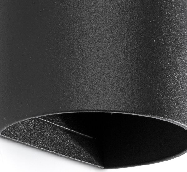 Aplică FARO 40539 SOLE 2xGU10/8W/230V negru rotund