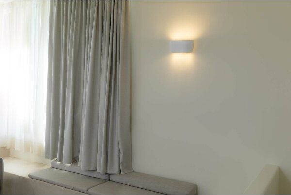 Aplică FARO 63430 KAPPU 2xE14/7W/230V 16,8x30 cm alb