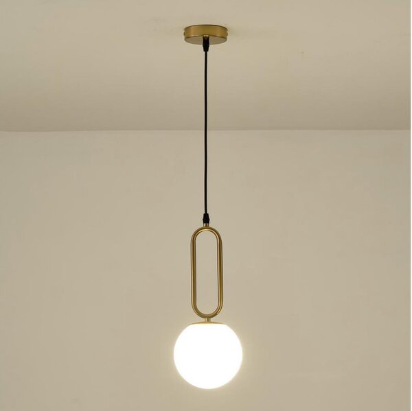 Lustră pe cablu 1xE27/40W/230V alamă
