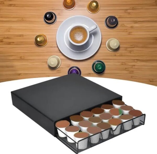 Suport metalic pentru capsule Oasiswj, pentru 36 de capsule de cafea K-Cup