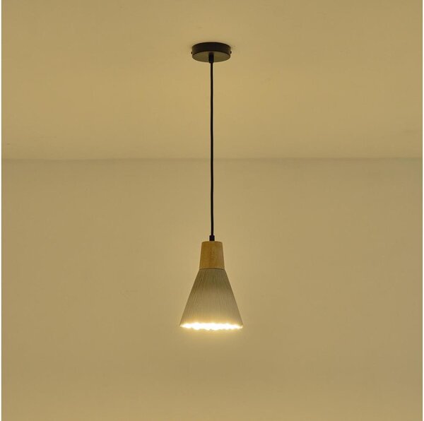 Lustră pe cablu 1xE27/15W/230V crem