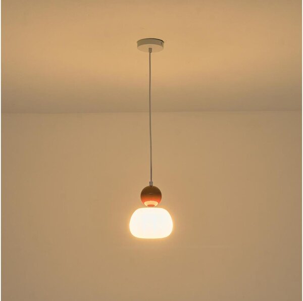 Lustră pe cablu 1xG9/7W/230V alb/maro