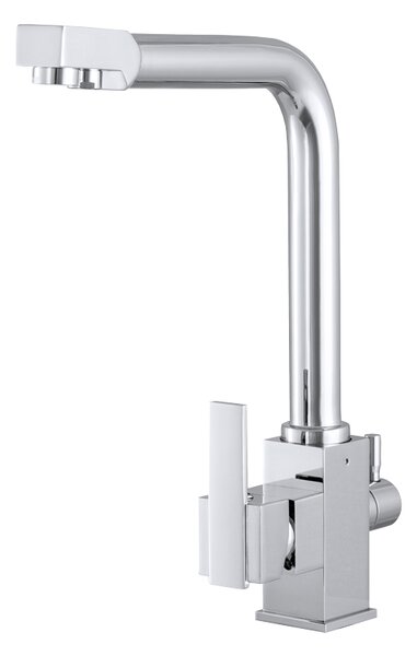 Gamma Nook, baterie pentru chiuvetă înaltă cu racord pentru filtru de apă, crom, GMA-BNKF-CH
