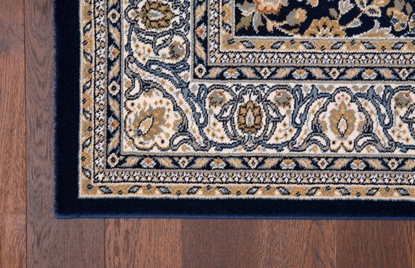 Covor Clasic Sufragerie, Model Kasmar 8746 334, Albastru 80 x 150, Dreptunghi