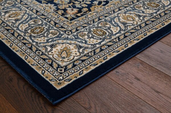 Covor Clasic Sufragerie, Model Kasmar 8746 334, Albastru 80 x 150, Dreptunghi